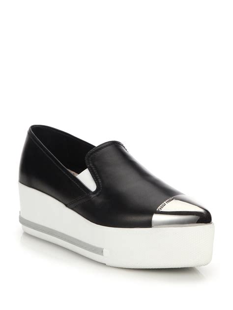 miu miu black platform sneakers|miu mi u shoes.